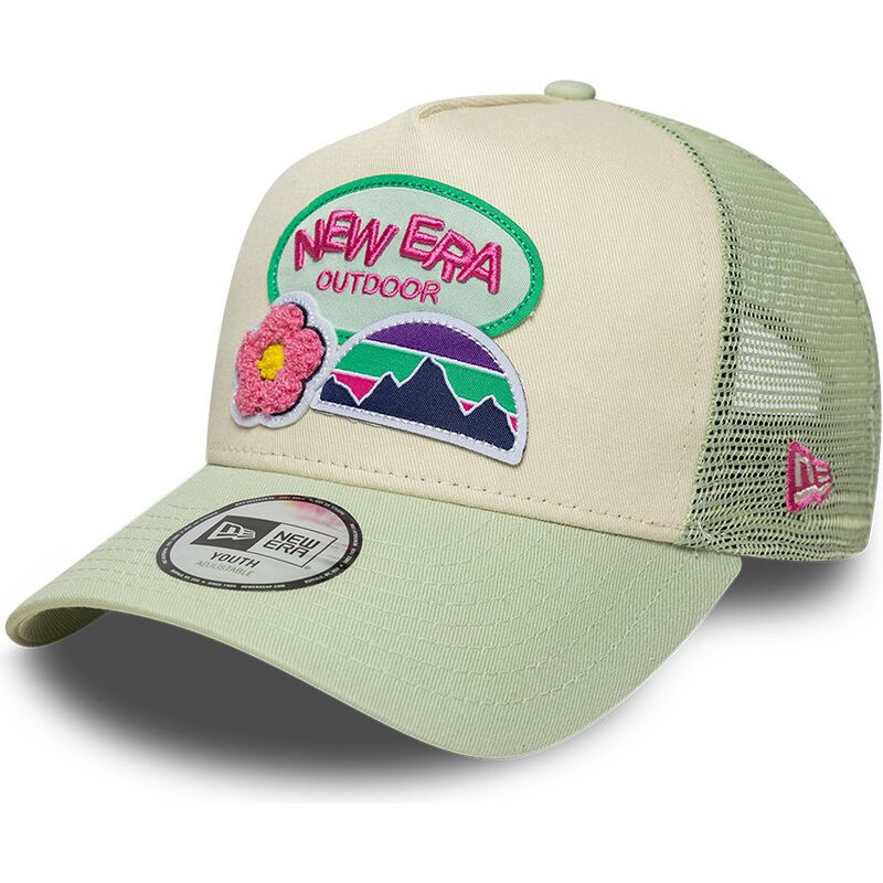siltovka-zaoblena-zelena-snapback-pre-deti-a-frame-outdoor-new-era