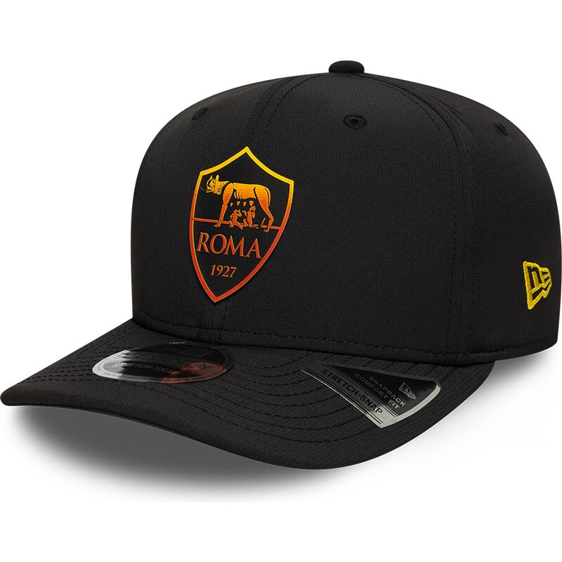 siltovka-zaoblena-cierna-snapback-9seventy-stretch-snap-repreve-associazione-sportiva-roma-serie-a-new-era