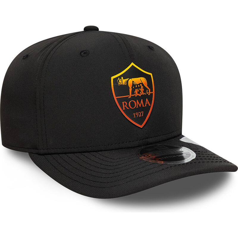 siltovka-zaoblena-cierna-snapback-9seventy-stretch-snap-repreve-associazione-sportiva-roma-serie-a-new-era