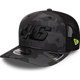 Šiltovka zaoblená kamufláž snapback 9SEVENTY Stretch Snap Valentino Rossi VR46 MotoGP New Era