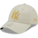 siltovka-zaoblena-bezova-nastavitelny-dorado-9forty-metallic-new-york-yankees-mlb-new-era