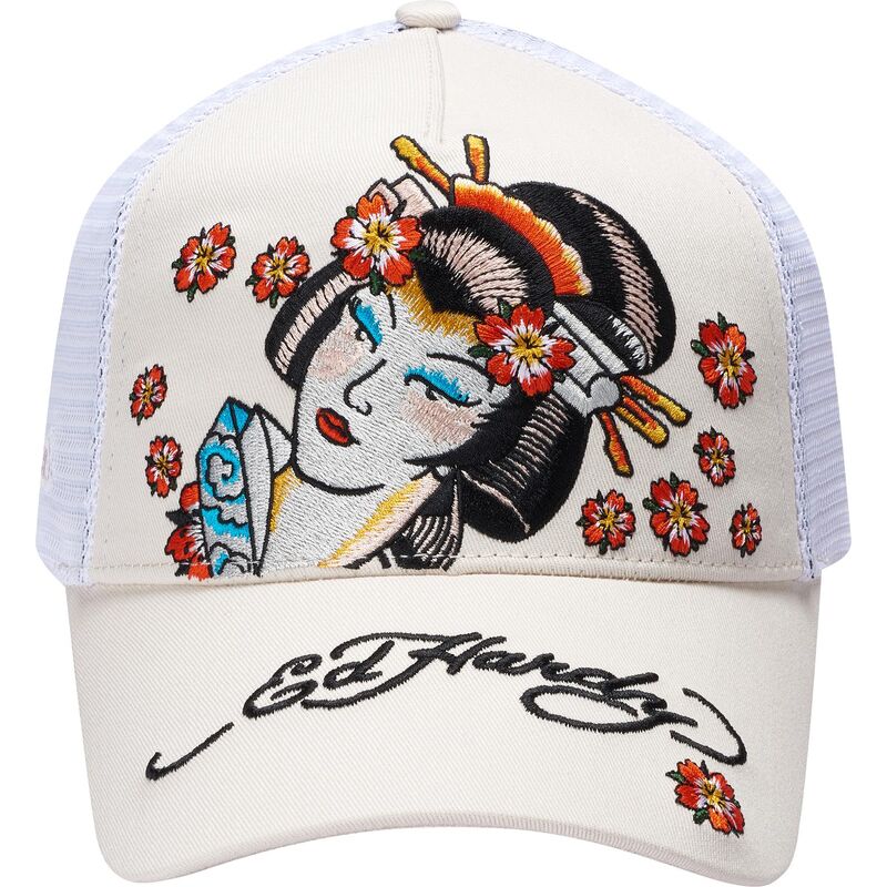 siltovka-zaoblena-bezova-snapback-tokyo-geisha-ed-hardy