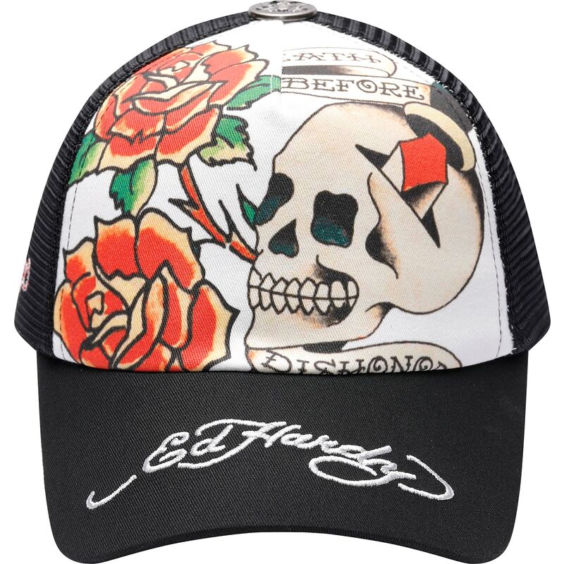 siltovka-zaoblena-cierna-snapback-before-dishonor-ed-hardy