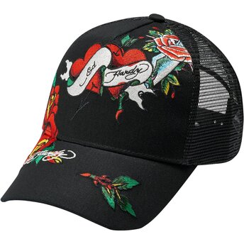 Šiltovka zaoblená čierna snapback Love Ed Ed Hardy