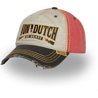 Šiltovka zaoblená viacfarebná nastaviteľný RETRO08 Von Dutch