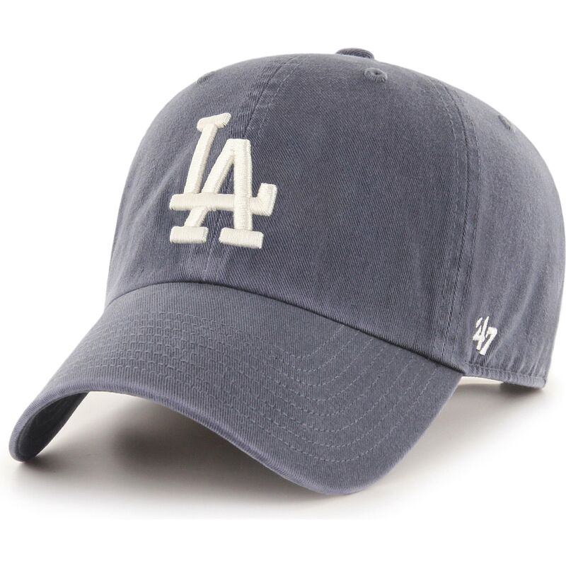 siltovka-zaoblena-siva-nastavitelny-clean-up-vintage-navy-los-angeles-dodgers-mlb-47-brand