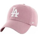 siltovka-zaoblena-ruzova-nastavitelny-clean-up-mauve-los-angeles-dodgers-mlb-47-brand