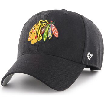 Šiltovka zaoblená čierna nastaviteľný MVP Chicago Blackhawks NHL 47 Brand