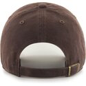 siltovka-zaoblena-hneda-nastavitelny-clean-up-no-loop-label-los-angeles-dodgers-mlb-47-brand