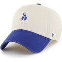 siltovka-zaoblena-bezova-nastavitelny-clean-up-base-runner-two-tone-los-angeles-dodgers-mlb-47-brand