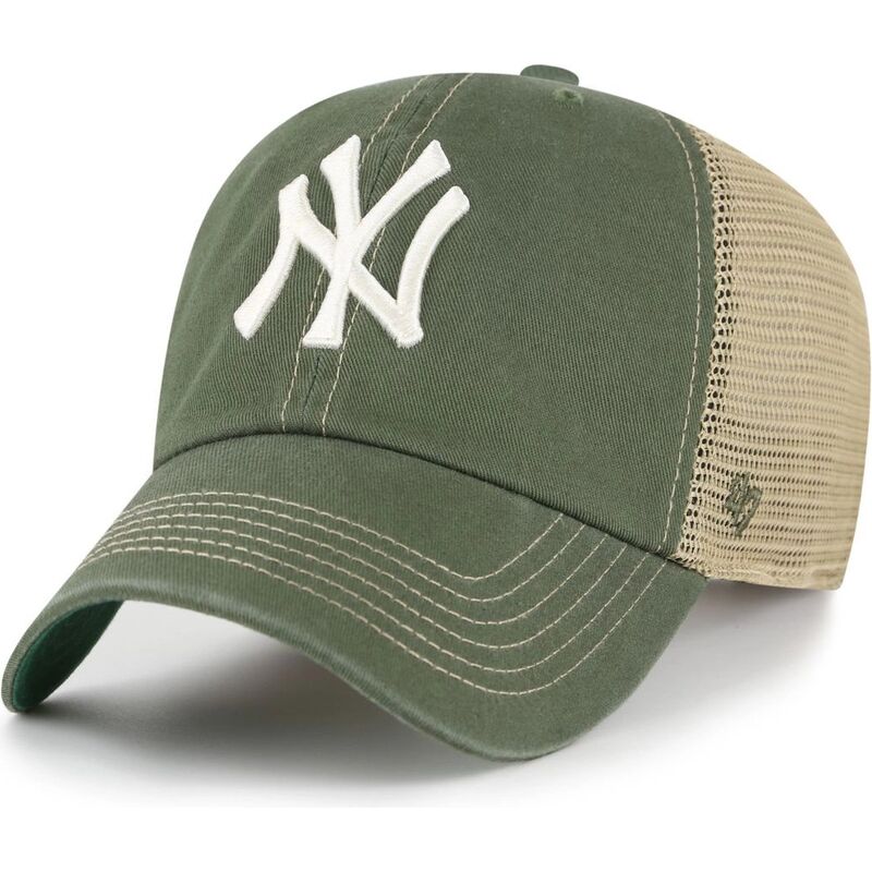 siltovka-zaoblena-zelena-snapback-clean-up-trawler-new-york-yankees-mlb-47-brand
