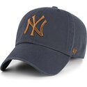 siltovka-zaoblena-siva-nastavitelny-clean-up-contrast-vintage-navy-new-york-yankees-mlb-47-brand