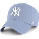 siltovka-zaoblena-modra-nastavitelny-clean-up-vapor-new-york-yankees-mlb-47-brand