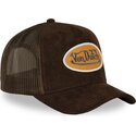 siltovka-zaoblena-hneda-snapback-fur14-von-dutch