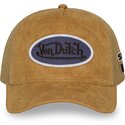siltovka-zaoblena-hneda-snapback-fur17-von-dutch