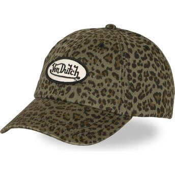 Šiltovka zaoblená leopardí nastaviteľný SOVA Von Dutch
