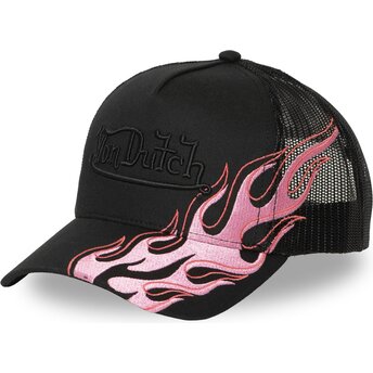 Šiltovka zaoblená čierna snapback FEU Von Dutch