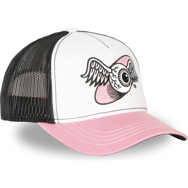 siltovka-zaoblena-ruzova-snapback-oeil-von-dutch