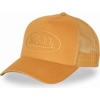 Šiltovka zaoblená oranžová snapback LOG25 Von Dutch