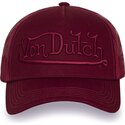 siltovka-zaoblena-cervena-snapback-emb07-von-dutch
