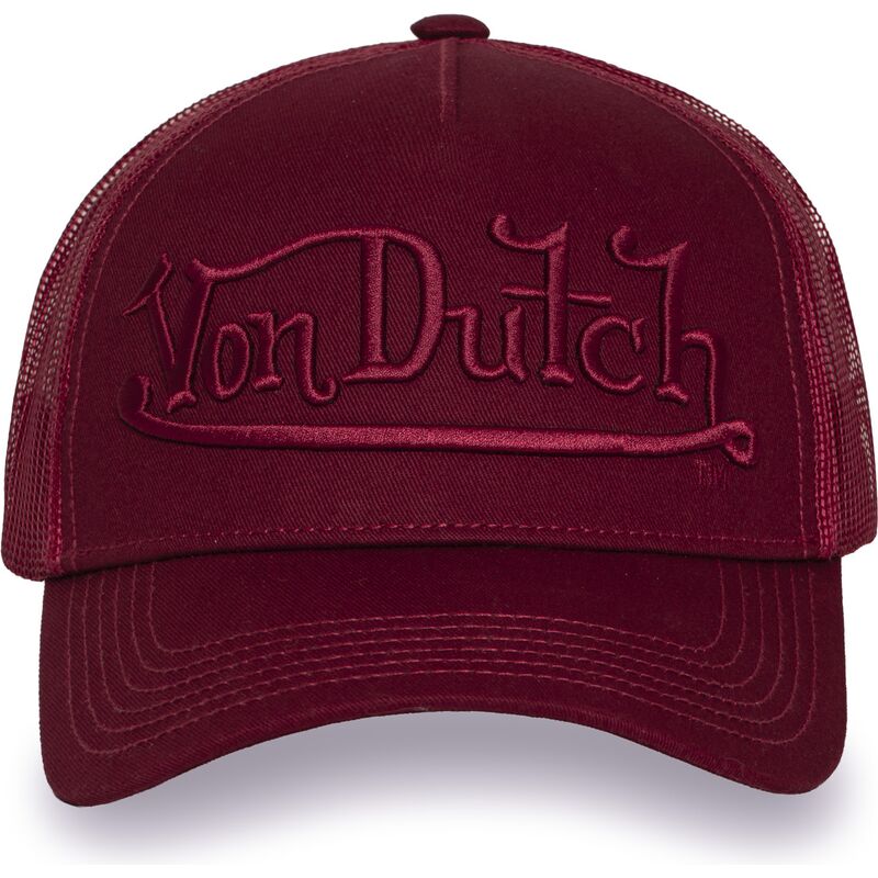 siltovka-zaoblena-cervena-snapback-emb07-von-dutch