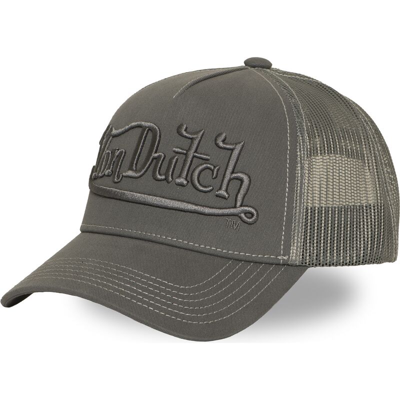 siltovka-zaoblena-siva-snapback-emb08-von-dutch