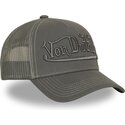 siltovka-zaoblena-siva-snapback-emb08-von-dutch