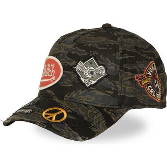 Šiltovka zaoblená kamufláž snapback KAMO02 Von Dutch