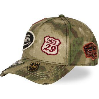 Šiltovka zaoblená kamufláž snapback KAMO04 Von Dutch