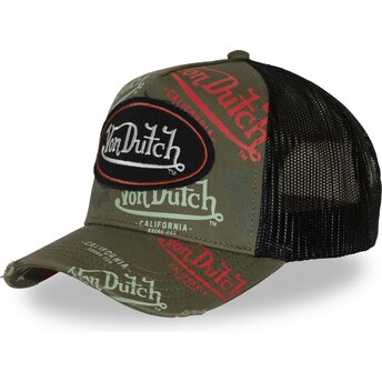 Šiltovka zaoblená zelená snapback CAFE12 Von Dutch