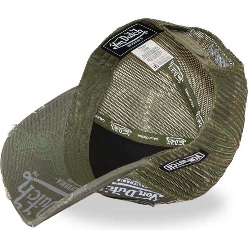 siltovka-zaoblena-zelena-snapback-cafe14-von-dutch