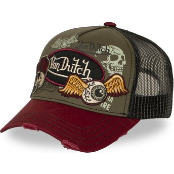 Šiltovka zaoblená viacfarebná snapback PATCHES17 Von Dutch