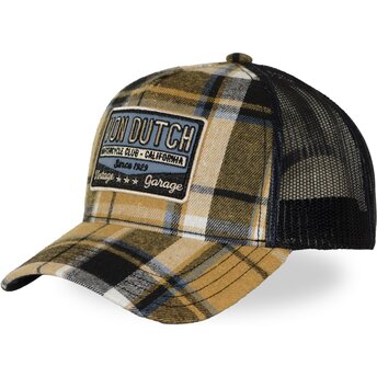 Šiltovka zaoblená žltá snapback CAR11 Von Dutch