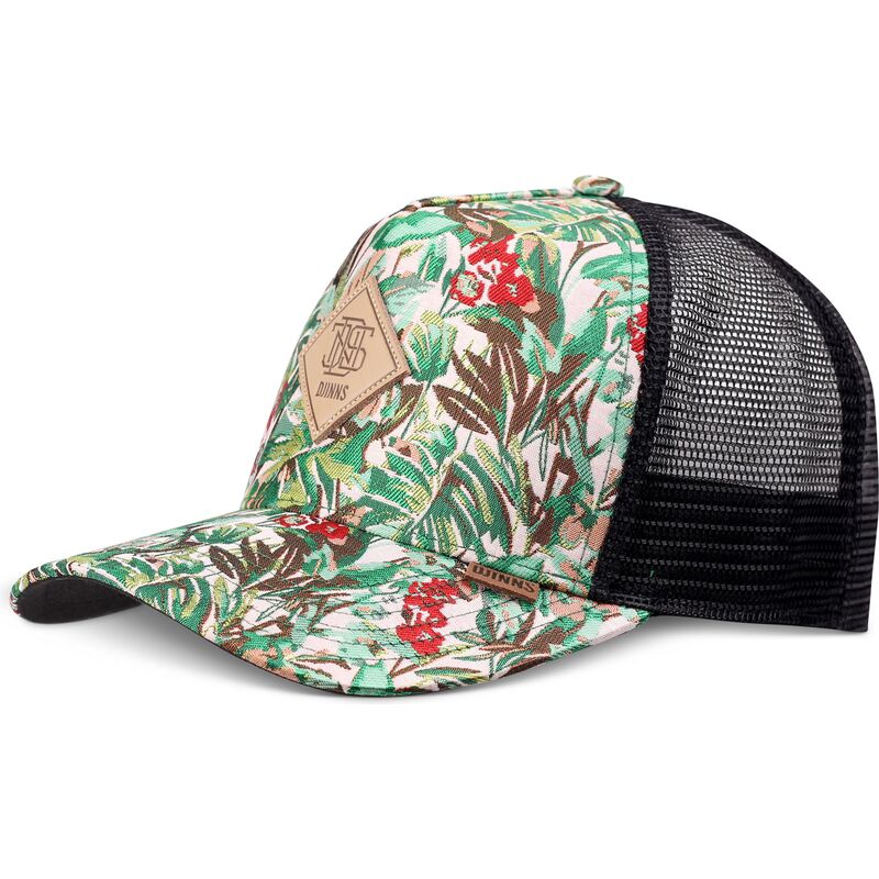 siltovka-zaoblena-zelena-snapback-hft-woven-jungle-djinns