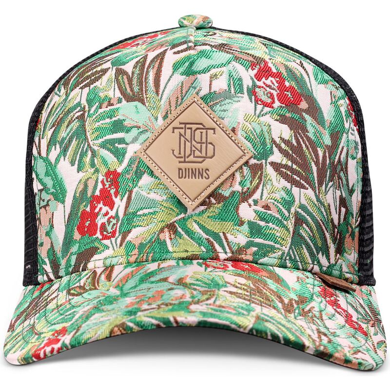 siltovka-zaoblena-zelena-snapback-hft-woven-jungle-djinns