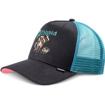 Šiltovka zaoblená čierna snapback HFT DNC Flamingo Djinns