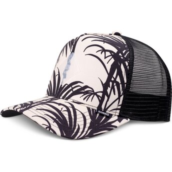 Šiltovka zaoblená čierna snapback HFT Allover Palm Djinns
