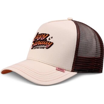 Šiltovka zaoblená béžová snapback HFT LSCC Funky Djinns