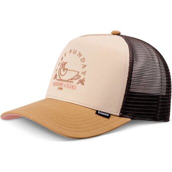 Šiltovka zaoblená béžová snapback HFT Lazy Bird Djinns