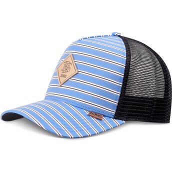 Šiltovka zaoblená modrá snapback HFT Business Stripe Djinns