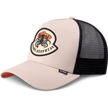 Šiltovka zaoblená béžová snapback HFT Rose Kraken Djinns