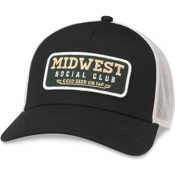 Šiltovka zaoblená čierna snapback Valin Midwest Social Club American Needle