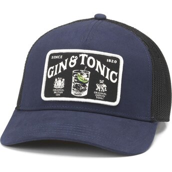 Šiltovka zaoblená tmavomodrá snapback Archive Valin Gin and tonic Cocktails American Needle