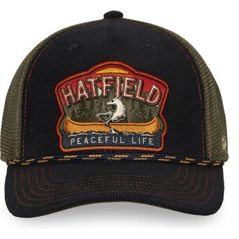 Šiltovka zaoblená čierna snapback PCS PEA Hatfield