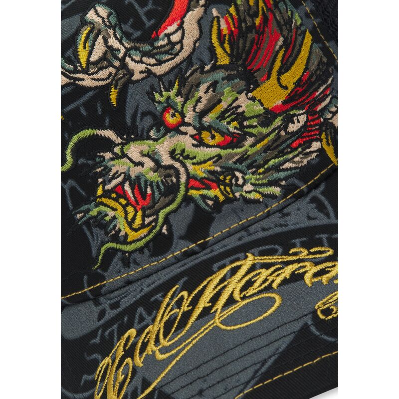 siltovka-zaoblena-cierna-snapback-crawling-ed-hardy