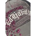 siltovka-zaoblena-siva-snapback-floral-tattoo-city-vintage-wash-ed-hardy