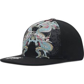 Šiltovka rovná čierna snapback Battle Ed Hardy