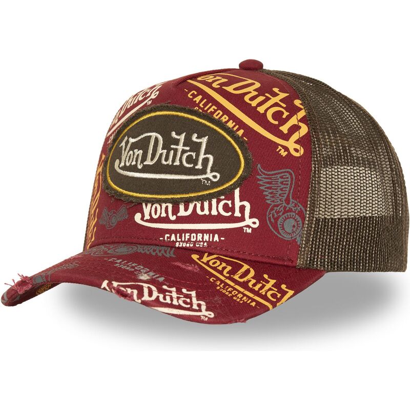 siltovka-zaoblena-cervena-snapback-cafe13-von-dutch