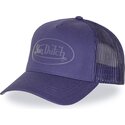 siltovka-zaoblena-fialova-snapback-log22-von-dutch