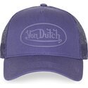 siltovka-zaoblena-fialova-snapback-log22-von-dutch